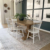 Cream Holi-2301 Washable Area Rug