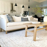 Cream Holi-2301 Washable Area Rug