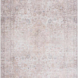 Cream Holi-2301 Washable Area Rug