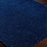 Heavenly Solid Navy Plush Rug
