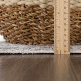 Light Blue Holi-4603 Washable Area Rug