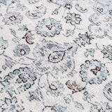 Light Blue Holi-4603 Washable Area Rug