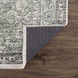 Green Holi-4604 Washable Area Rug