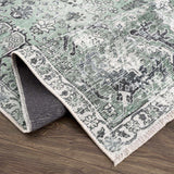 Green Holi-4605 Washable Area Rug