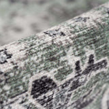 Green Holi-4605 Washable Area Rug