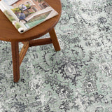 Green Holi-4605 Washable Area Rug