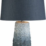 Dingras Pale Blue Jute Table Lamp