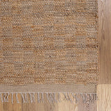 Lonut Checkered Jute Area Rug