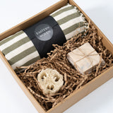 Turkish Cotton Linen Towel Gift Set