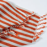 Girit Burgundy Cotton Linen Towel