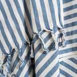 Girit Blue Cotton Linen Towel