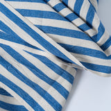 Girit Dark Blue Cotton Linen Towel