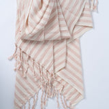 Girit Salmon Cotton Linen Towel