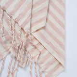 Girit Salmon Cotton Linen Towel