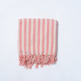 Girit Pink Cotton Linen Towel