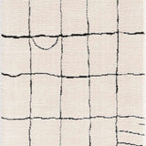 Keanu Black & White Area Rug - Clearance