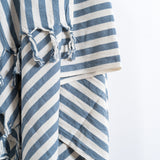 Girit Blue Cotton Linen Towel