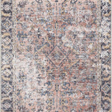 Peach Holi-2305 Washable Area Rug