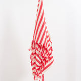 Girit Red Cotton Linen Towel