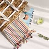 New Rainbow Linen Towel