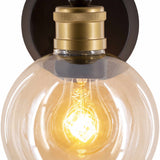 Leabrook Black Metal Wall Sconce
