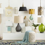 Westview Lime Green Glass Table Lamp