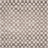 Benjy Beige Checkered Area Rug