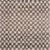 Benjy Cream & Charcoal Checkered Area Rug