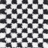 Atira Black & White Checkered Area Rug