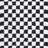 Atira Black & White Checkered Area Rug