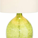 Westview Lime Green Glass Table Lamp