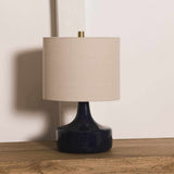 Astrakhan Blue & Wheat Table Lamp