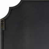 Abangay Gold Contemporary Wood Frame Mirror