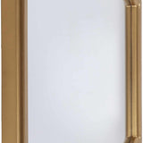 Abangay Gold Contemporary Wood Frame Mirror