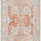 Maayon Medallion Rust Washable Area Rug