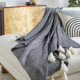 Camabatela Beige Throw Blanket