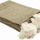 Camabatela Olive Throw Blanket