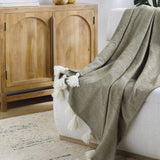 Camabatela Olive Throw Blanket