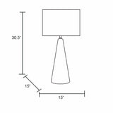 Glamsbjerg Light Wood Table Lamp