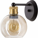 Leabrook Black Metal Wall Sconce