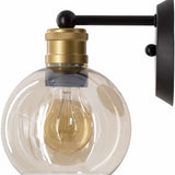 Leabrook Black Metal Wall Sconce