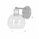 Leabrook Black Metal Wall Sconce