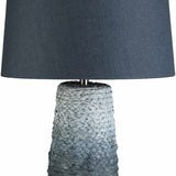 Dingras Pale Blue Jute Table Lamp