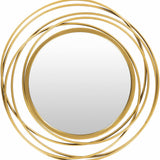 Monamon Round Rattan Mirror