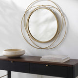 Monamon Round Rattan Mirror