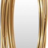 Monamon Round Rattan Mirror