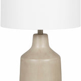 Quezon Beige Resin Table Lamp