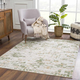 Liveri Abstract Green Area Rug