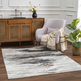 Live Marble Gray Area Rug