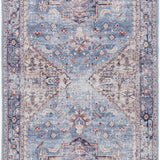 Kera Blue Washable Rug - Clearance